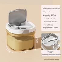 Portable Light-Proof, Moisture-Proof Large Capacity Baby Milk Powder Container