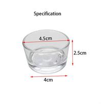 Glass Aquarium Pet Reptile Feeder Bowl Basin Food Water Pot Reptile Turtle Tortoise Scorpion Lizard Crabs Supplies skaidri