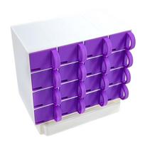 16 Grid Diamond Painting Art Bead Box With Snap-On Lid, Portable Bead Organizer Container Plastic Storage Box, Diamond Art Tool