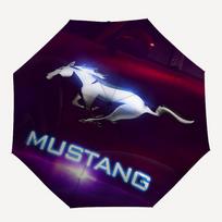 1 vnt. Mustang logotipas skėtis - automatinis atidarymas ir uždarymas, tvirtas geležies rėmas, oficialioms progoms yy251027020