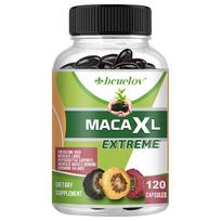 Maca 1000mg Formuoti sėdmenis Booty Shaper Super Macaxl Gražūs sėdmenys 120 kapsulių 120 Capsules