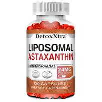 Liposominis astaksantinas 120 minkštų kapsulių - Subalansuoja odos ląstelių sveikatą 120 Capsules