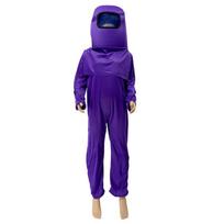 Vaikams 3 vnt. JAV Cosplay kostiumas Vaikų Helovino vakarėlio šou Rinkiniai Kombinezonas L(10-12Y) violetinė