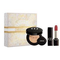 DIOR Lipstick Fiery Blue Gold Lipstick Velvet #720 3.5g+soft and shiny 1N air cushion core 13g+embroidered outer box mėlyna
