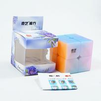 QiYi Cube Jelly Magic Cube 2x2 3x3 4x4 5x5 Pyramid Keychain Speed Cube Educational Cubo Magico Puzzle Toy For Children Kid Gift