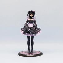 Mano Persirengimo Mylimasis Anime Veiksmo Figūrėlė - Kitagawa Marin Juodo Padavėjos Kostiumo Shizuku Kuroe Kolekcionuojamas Modelis Figūrėlė Kolekcionieriui gray
