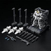 SUPA MGEX 1/100 Unicorn Restored Version Full Set With LED Unit Shield & Cage Assembly Model Kit Action Figure Boys' Puzzle Toy