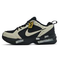 Nike Air Monarch 4 Atsparūs trinčiai Žemi Stambūs Sportbačiai Unisex Juodi Smėlio spalvos 415445-001(Team1149-2) 40