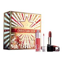 DIOR Lipstick Two-piece set: Blue Gold Lipstick #720 3.5g + Moisturizing Lip Gloss #018 6ml mėlyna