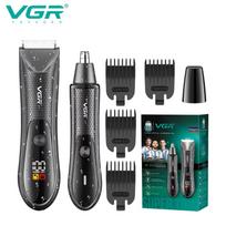New Electric Body Hair Trimmer Full Body Washable Stainless Steel Men's Universal Shaving LCD Digital Display  Nose Hair Trimmer  Safe Trimming juoda
