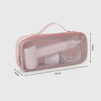 1pc Hair Dryer Carrying Case Curling Iron Straightener Storage Case Clear Window Storage Bag Portable Travel Case Storage