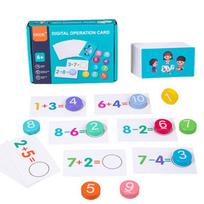 Medinė vaikų skaičių lentelė Pažinimo derinimas Sudėtis Atimtis Veiksmų Mokymas Montessori Loginio mąstymo Lavinimas Matematikos žaislai
