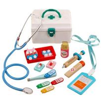 Mediniai mokomieji žaislai vaikams „Pretend Play Doctor“; medicininės simuliacijos medicininės krūtinės rinkinys vaikams, vaidmenimis žaidžiamas „apsimetimo“ žaislas