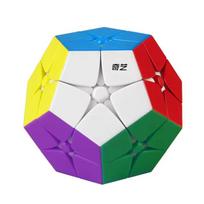 QiYi Qiheng 2x2 3x3 Megaminx Magic Cube Be lipdukų / Juodi lipdukai Greičio kubas Švietimo kūdikiams Vaikams Dėlionės žaislai Dovana