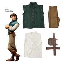 Halloween Rapunzel and Flynn Rider Fairytale Cosplay Costume S