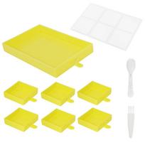 6 Grid Drill Palette Glue Clay Diamond Painting Pen Beading Plates Cross Stitch Tools Diamond Painting Tray Kits