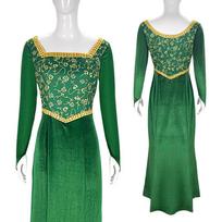 Shrek Princess Fiona Green Cosplay Costume L