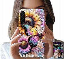 Etui Do Samsung Galaxy A56 5G - Słonecznik Z Motylkiem, Obudowa + Folia
