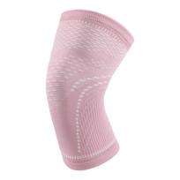 Sweat-absorbing Knee Support Sleeves Compression Knee Sleeve  Sports Fitness Cycling M rožinė