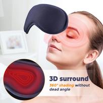 3-Level Hot Compress And Massage Eye Mask Electric Heated Eye Massager For Relieve Eye Strain Dark Circle Sleeping Mask Eyeshade onesize