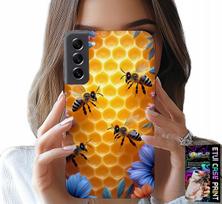 Etui Do Samsung Galaxy S21 Fe - Pszczoły Ul Plaster Miodu Plecki Case