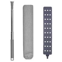 Retractable Bedside Dust Cleaner Microfiber Head Furniture Crevice Brush  Bedroom Floor 2.5m