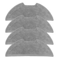 Easy Installation Mop Cloth Robot Vacuum Cleaner Efficient Mopping 4 PACK