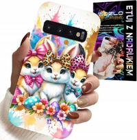 Etui Do Samsung Galaxy S10 Plus - Króliczki, Świąteczne, Królik, Wielkanoc