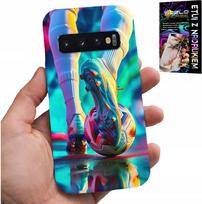 Etui Do Samsung Galaxy S10 Plus - Piłka Nożna Football Piłkarze + Folia