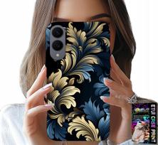 Etui Do Samsung Galaxy S25 Edge - Eleganckie Złote Modne Wzory Futerał