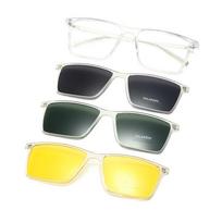 3-in-1 Magnetic Suction Set Eyeglasses Men's Goggles Driving/Night Vision/Sunglasses 1 Glasses Are Versatile For Men And Women