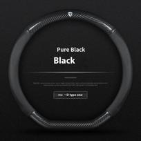 Tesla Model 3 Y S Model X Roadster Carbon Fiber Leather Anti-slip Breathable Tesla Car Steering Wheel Cover Accessories