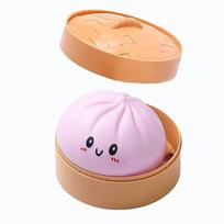 Colorful Simulated Dumpling Squishy Relaxing Relieve Anxiety Antistress Enhance Happiness Rebound Squeeze Reliever Toy
