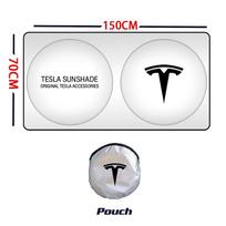 Car Front Window Sunshade Shield Folding Windshield UV Block Cover For Tesla model 3 model X Y style Roadster