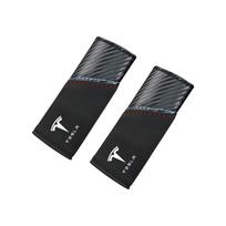 2Pcs Car Door Armrest Leather Case Auto Roof Handle Cover For Tesla  Model 3 Highland 2023 Model S Model X Model Y