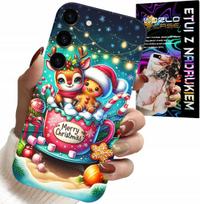 Etui Do Samsung Galaxy S23 Plus - Renifer Z Piernikiem Merry Christmas