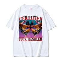 Fashion Meme 90s Certified Cock Lover Merch T Shirts Men Clothing Retro Humor T-shirt Unisex Oversized Loose 100% Cotton T Shirt S įvairiaspalvis