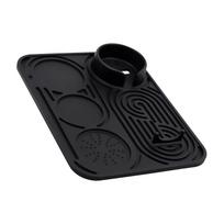 Nonslip Coffee Machine Silicone Mat Cup Holder Tool Organizer Heat Resistant Countertop Protective Pad for ES601 ES701 1