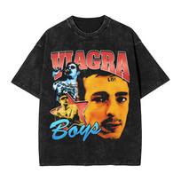 Punk Band Viagra Boys Welfare Jazz Poster Print TShirt Unisex Women Harajuku Gothic Oversized Vintage Washed Cotton Summer New Tee S