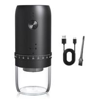 Travel Friendly Rechargeable Coffee Grinder Wireless Coffee Mill Small Coffee Grinder Espresso Grinder for Indoor Use 1