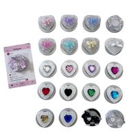 Laser Heart Rhinestone MagSafe Phone Holder: Magnetic, Strong Suction, Retractable Desktop Stand for Women Diagram 16