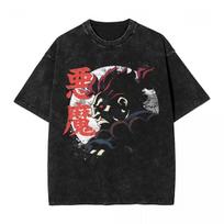 Bambie Thug T Shirt Hip Hop Washed Oversize TShirt Eurovisions Fashion Men Streetwear Summer Tee Shirt S