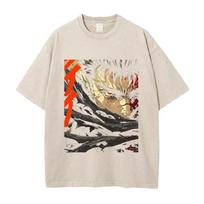 Anime Berserk Guts Graphic T Shirt Men Women Short Sleeve Clothing Casual Cotton Tshirt Vintage Washed Tshirt Harajuku Tops S