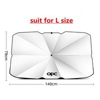 Car sun protection windshield sunshade for Opel OPC Astra JHGK Insignia Corsa DBE Mokka Vectra sunshade accessories
