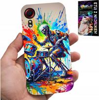 Etui Do Samsung Galaxy Xcover 5 - Rock Perkusja Bębny Kościotrup Pokrowiec