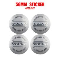 4 vnt. 60 mm ratlankio centrinės dalies dangtelis padangai, lipdukas, lipdukas, automobilio aksesuarai, skirti Volvo XC90 V90 V60 XC60 V40 S80 S60 S90 C40 XC40 V7 For Volvo
