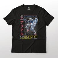 Witch From Mercury XVX-016 Gundam Aerial Anime Graphic Art Cotton T-T-Shirt M