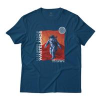 Wasteland Astronaut Wanderer Sci-Fi Aesthetic Graphic T-T-Shirt Lightweight Cotton M