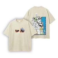 2026 Anime JoJo's Bizarre Adventure T Shirt Harajuku Y2k Washed T-shirt Summer Cotton Loose Soft Tees Tops Men Unisex Clothing S