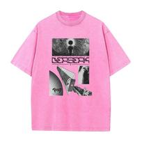Anime Berserk Guts Graphic Tee Men Vintage Washed Tshirts Manga Street Casual Tshirt Harajuku Male Cotton Oversized T Shirt S